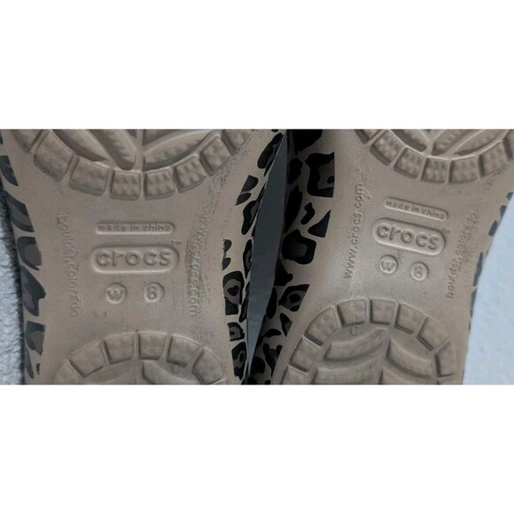 Crocs Kadee Womens Size 8 Ballet Flats Leopard Animal Print Slip On Shoes - Picture 12 of 12